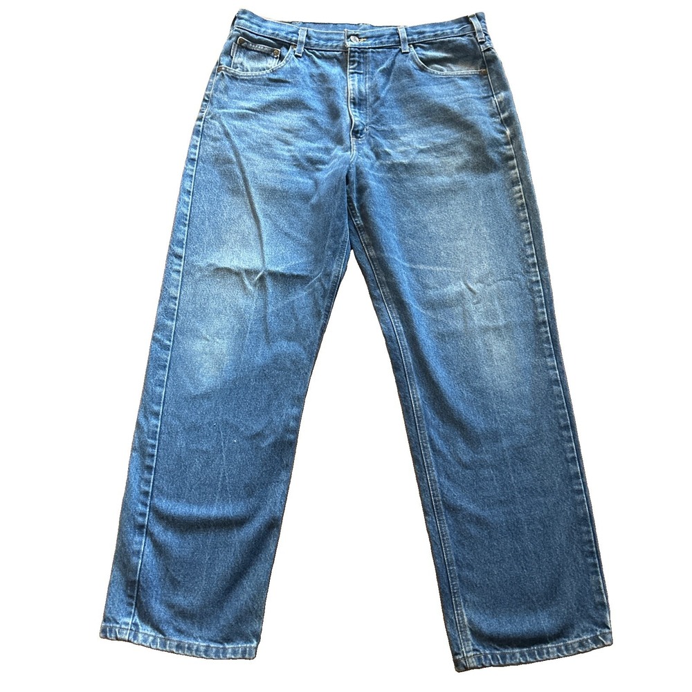 Vintage Carhartt Blue Jeans Mens 38x32 Made in USA